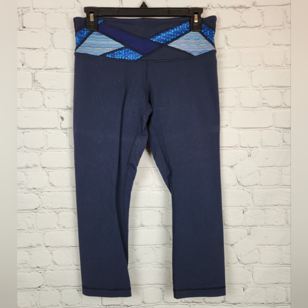 Lululemon Patchwork Waistband Capri